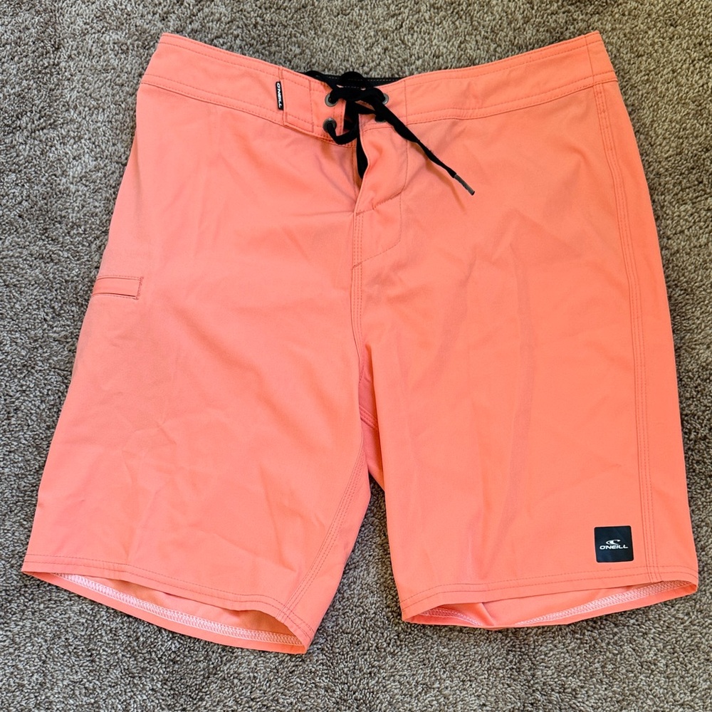 O'Neill Men's Coral Swim Board Shorts with Black Drawstring NWOT
